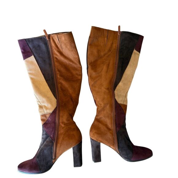 Impo Omega Spice Patchwork  Faux Suede Heeled Boot - Picture 5 of 10